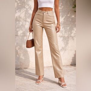 Wilfred Beige Straight Leg Women's Pants